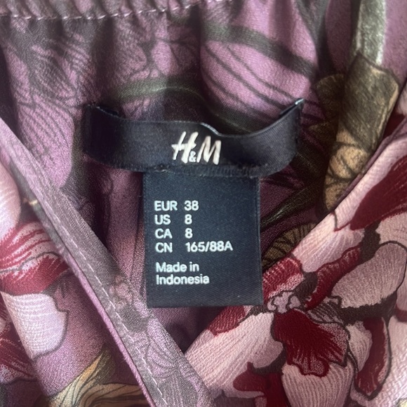 Purple floral dress - Picture 4 of 4